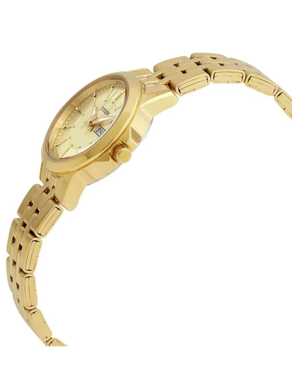 NWT Citizen Quartz Gold Dial Yellow Gold-tone Ladies Watch